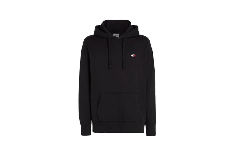 Tommy Jeans Ανδρικό Φούτερ με Κουκούλα Μαύρο