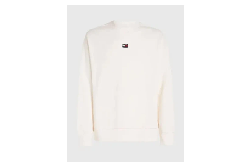 Tommy Jeans Tjm Rlx Xs Badge Crew Μπλούζα Με Λαιμόκοψη Ανδρική (DM0DM16370 YBH)