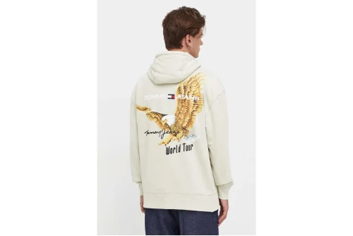 Tommy Jeans Tjm Rlx Vintage Eagle Hoodie Ανδρικό (DM0DM17812 ACG)