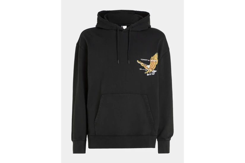 Tommy Jeans Tjm Rlx Vintage Eagle Hoodie Ανδρικό (DM0DM17812 BDS)
