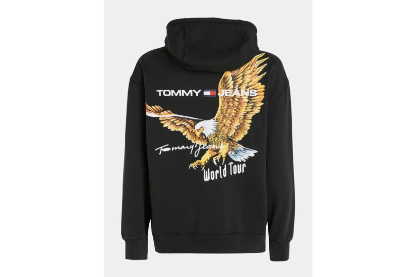 Tommy Jeans Tjm Rlx Vintage Eagle Hoodie Ανδρικό (DM0DM17812 BDS)