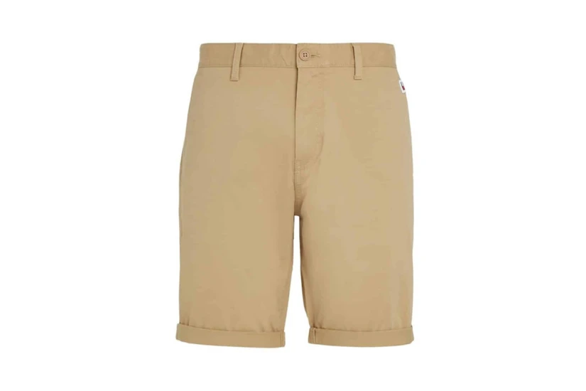 Tommy Jeans Scanton Ανδρική Chino Βερμούδα Μπεζ