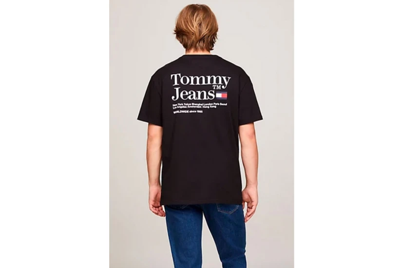 Tommy Jeans Modern Ανδρικό Κοντομάνικο T-Shirt Μαύρο