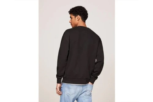 Tommy Jeans Relaxed Big Flag Μπλούζα Με Λαιμόκοψη Ανδρική (DM0DM19222 BDS)