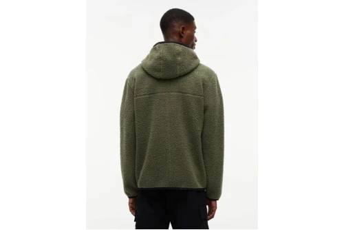 Tommy Jeans Badge Teddy Ζακέτα Sherpa Ανδρική (DM0DM19224 M04)