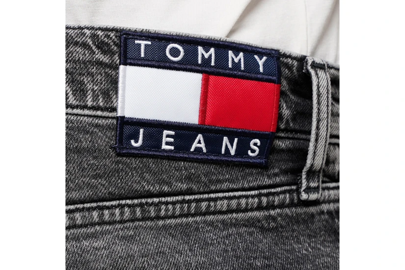 Tommy Jeans Dad Regular Tapered Ανδρικό Τζιν Παντελόνι Ανθρακί