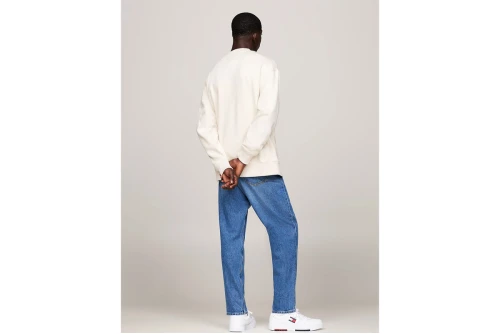 Tommy Jeans Rlx Melange Flag Crew Ext Μπλούζα Με Λαιμόκοψη Ανδρική (DM0DM19756 YBH)