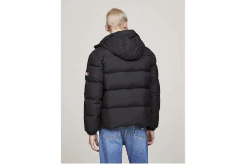 Tommy Jeans Water Repellent Down Hooded Μπουφάν Puffer Ανδρικό (DM0DM19786 BDS)