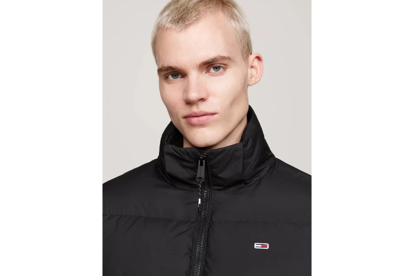 Tommy Jeans Water Repellent Down Hooded Ανδρικό Puffer Μπουφάν με Κουκούλα