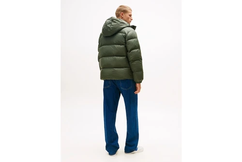 Tommy Jeans Water Repellent Down Hooded Μπουφάν Puffer Ανδρικό (DM0DM19786 MRH)