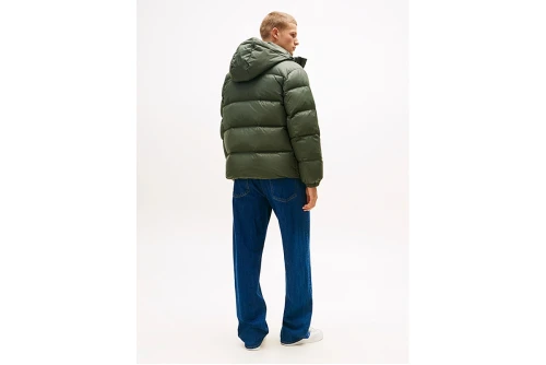 Tommy Jeans Water Repellent Down Hooded Μπουφάν Puffer Ανδρικό (DM0DM19786 MRH)