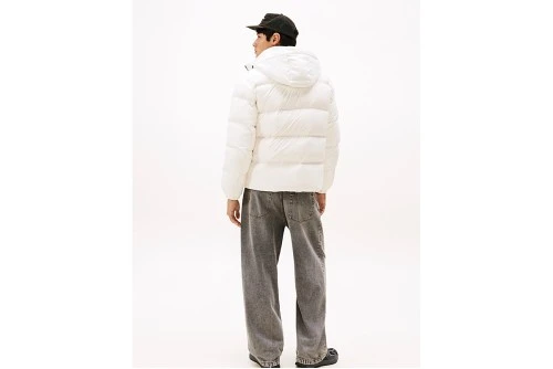 Tommy Jeans Water Repellent Down Hooded Μπουφάν Puffer Ανδρικό (DM0DM19786 YBL)