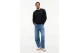 Tommy Jeans Linear Logo Embroidery Fleece Μπλούζα Με Λαιμόκοψη Ανδρική (DM0DM20249 BDS)