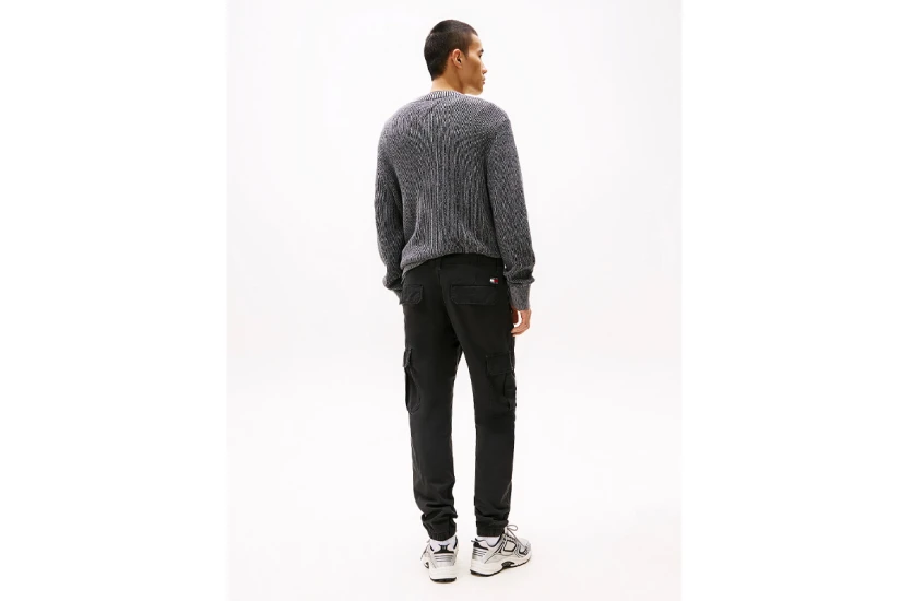 Tommy Jeans Ryan Ανδρικό Cargo Παντελόνι Μαύρο