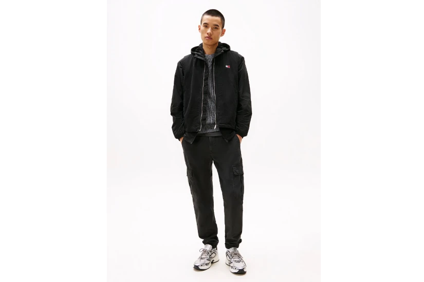 Tommy Jeans Ryan Ανδρικό Cargo Παντελόνι Μαύρο