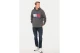 Tommy Jeans Melange Flag Ανδρικό Φούτερ Με Κουκούλα Ανθρακί