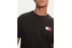 Tommy Jeans Essential Flag Ανδρικό Κοντομάνικο T-Shirt Μαύρο