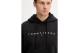 Tommy Jeans Linear Ανδρικό Φούτερ με Κουκούλα Μαύρο