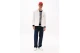 Tommy Jeans Cotton Slub Ανδρικό Μακρυμάνικο Πουκάμισο Εκρού