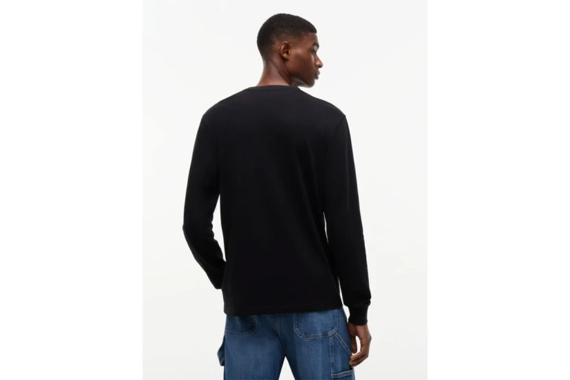 Tommy Jeans Linear Logo Slim Μπλούζα Με Λαιμόκοψη Ανδρική (DM0DM21594 BDS)