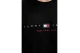 Tommy Jeans Linear Ανδρικό Κοντομάνικο T-shirt Μαύρο 
