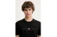 Tommy Jeans Linear Ανδρικό Κοντομάνικο T-shirt Μαύρο 