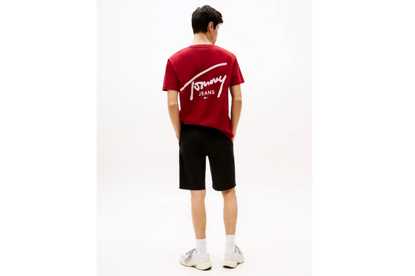 Tommy Jeans Scanton Ανδρική Βερμούδα Chino Μαύρη