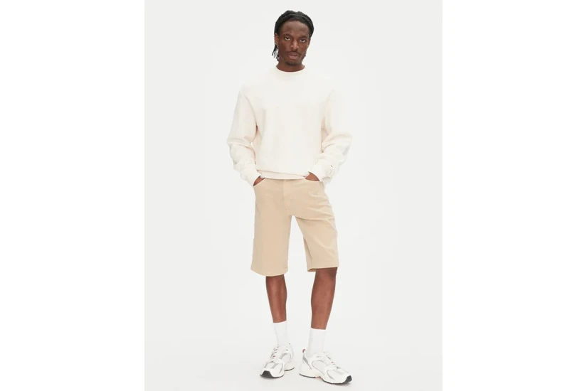Tommy Jeans Jamie Canvas Carpenter Ανδρική Casual Βερμούδα Μπεζ