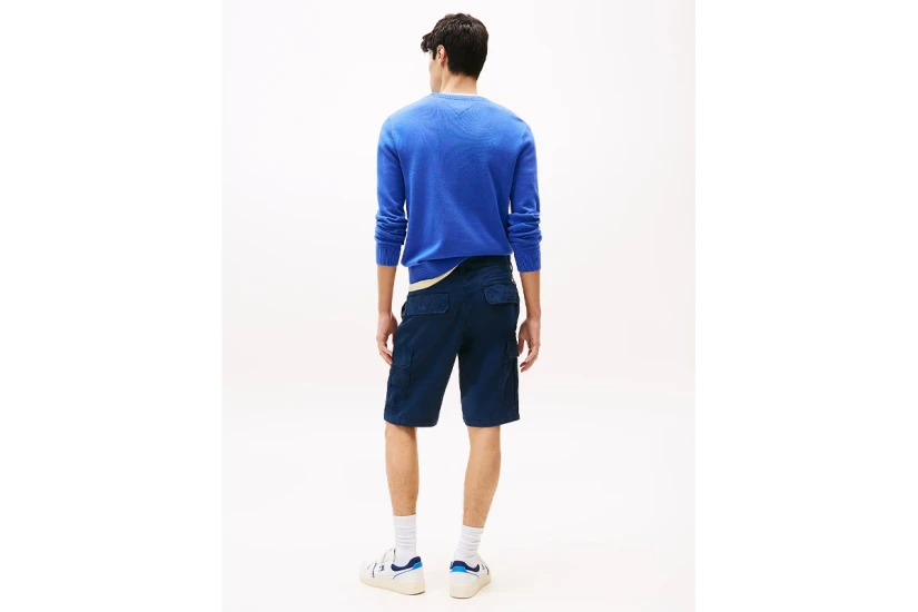 Tommy Jeans Otis Twill Ανδρική Βερμούδα Cargo Μπλε Σκούρο