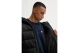 Tommy Jeans Tonal Logo Ανδρικό Puffer Μπουφάν με Κουκούλα Μαύρο