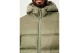 Tommy Jeans Tonal Logo Ανδρικό Puffer Μπουφάν με Κουκούλα Χακί
