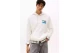 Tommy Jeans Back Graphic Terry Ανδρικό Φούτερ με Κουκούλα Εκρού