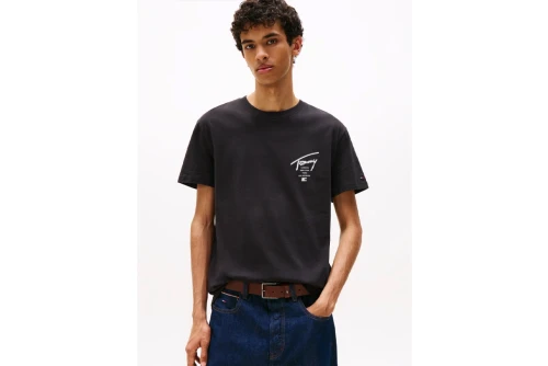 Tommy Jeans Signature Back Logo Jersey T-Shirt Ανδρικό (DM0DM22120 BDS)