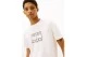 Tommy Jeans Logo Stamp Ανδρικό Κοντομάνικο T-Shirt Εκρού