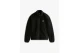 Tommy Jeans Badge Teddy Relaxed Ανδρική Ζακέτα Sherpa Μαύρη