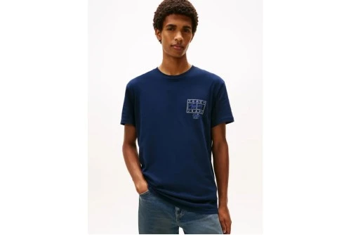 Tommy Jeans 90S Waving Flag T-Shirt Ανδρικό (DM0DM22519 C1G)
