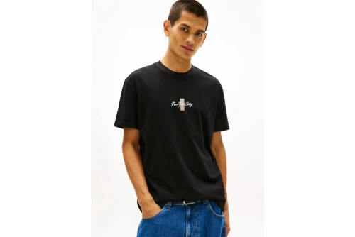Tommy Jeans Regular Sign Block T-Shirt Ανδρικό (DM0DM22532 BDS)