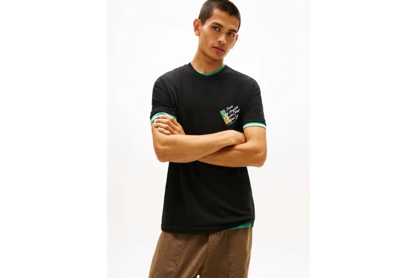 Tommy Jeans Regular Signature Shift Ανδρικό Κοντομάνικο T-Shirt