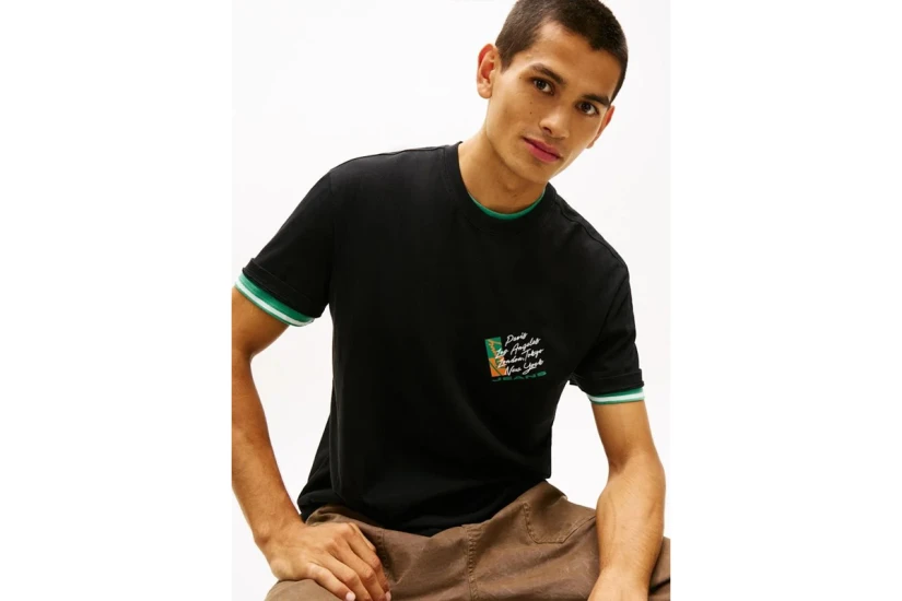 Tommy Jeans Regular Signature Shift Ανδρικό Κοντομάνικο T-Shirt