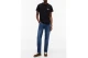 Tommy Jeans Signature Logo Slim Jersey Ανδρικό Κοντομάνικο T-Shirt Μαύρο