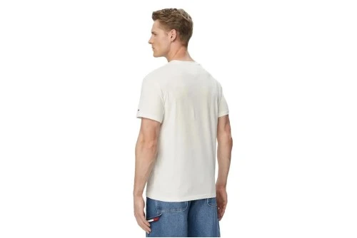 Tommy Jeans Signature Logo Slim Jersey T-Shirt Ανδρικό (DM0DM22538 YBH)
