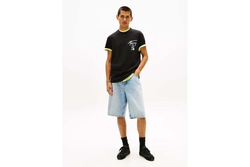 Tommy Jeans Regular Signature Back Logo Jersey Ανδρικό T-Shirt