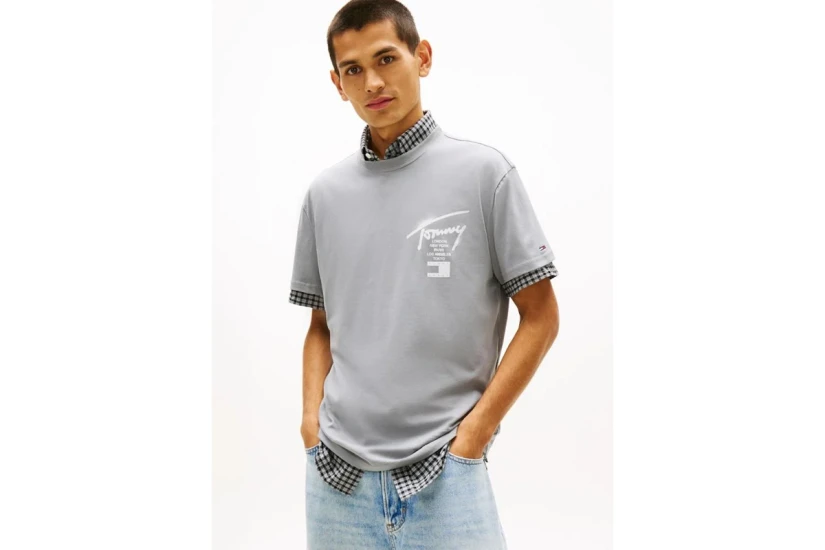 Tommy Jeans Regular City Sign Ανδρικό Κοντομάνικο T-Shirt