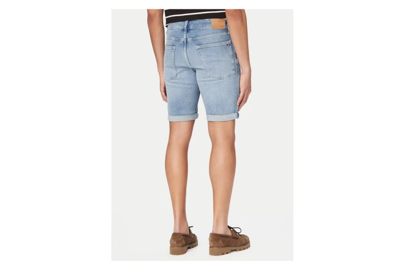 Tommy Jeans Ronnie Whiskered Slim Ανδρική Βερμούδα Τζιν