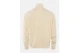 Tommy Jeans Waffle Knit Relaxed Ανδρική Μακρυμάνικη Πλεκτή Μπλούζα με Φερμουάρ Μπεζ