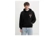 Tommy Jeans Signature Back Logo Relaxed Ανδρικό Φούτερ με Κουκούλα Μαύρο