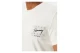 Tommy Jeans Signature Logo Peached Jersey Ανδρικό Κοντομάνικο T-Shirt Λευκό