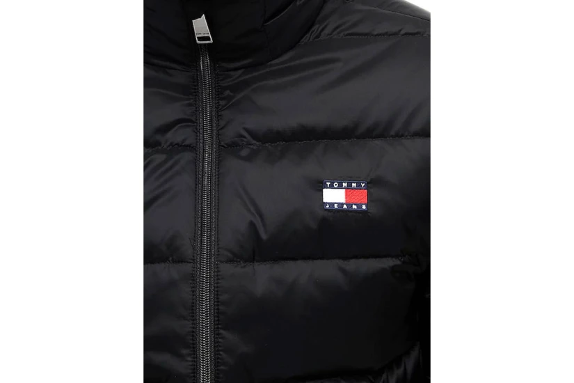 Tommy Jeans Light Down Ανδρικό Μπουφάν Puffer Μαύρο