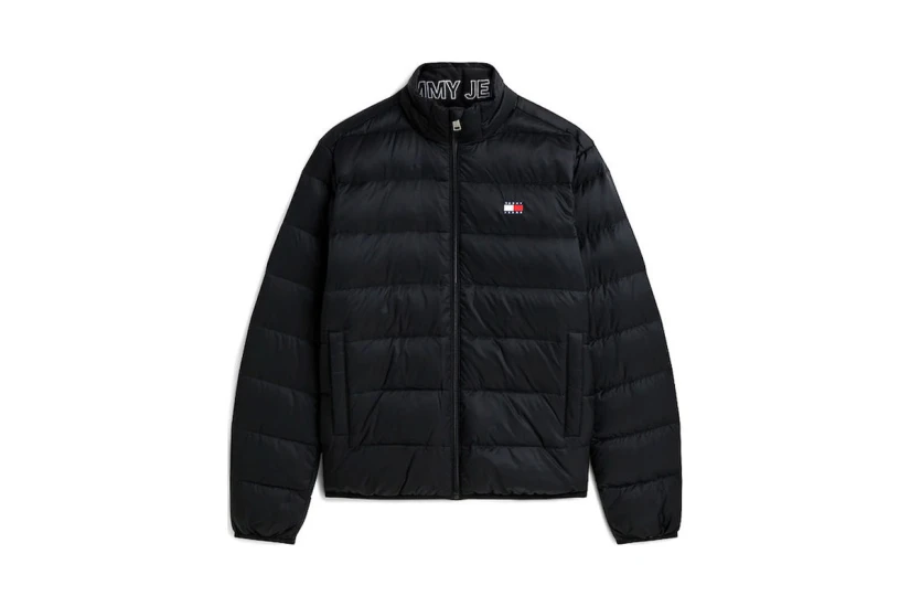 Tommy Jeans Light Down Ανδρικό Μπουφάν Puffer Μαύρο