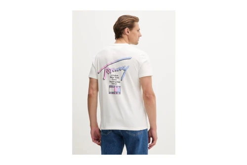 Tommy Jeans Signature Logo T-Shirt Ανδρικό (DM0DM23253 YBL)